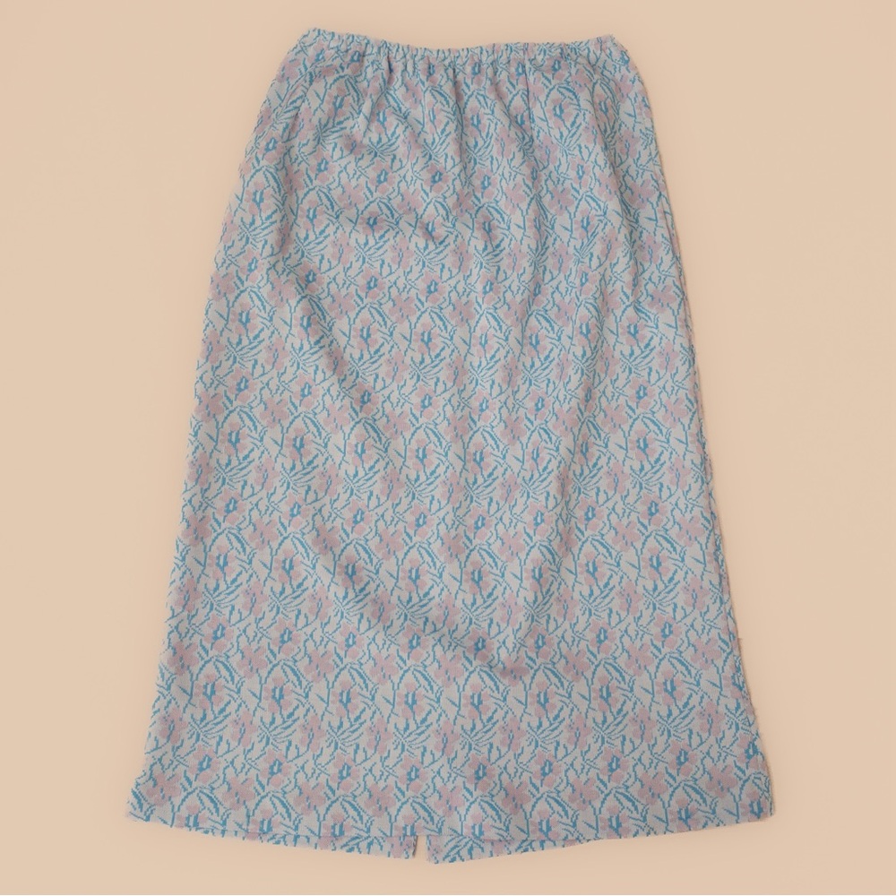 Vintage Handmade Floral Maxi Skirt